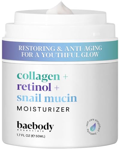 Baebody Collagen Retinol Snail Mucin Face Moisturizer with Hyaluronic Acid, Anti-Aging Face Cream...