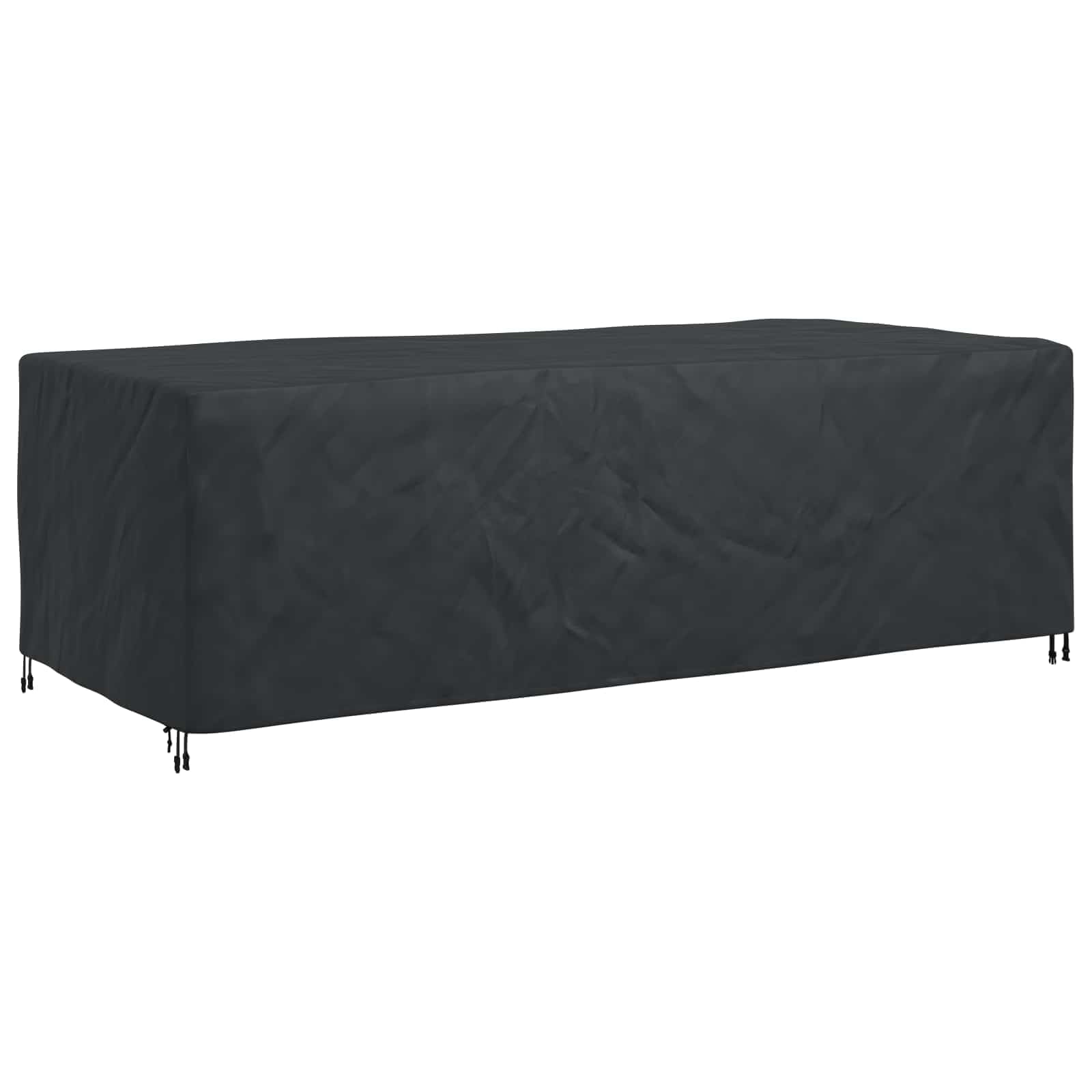 Waterproof Furniture Cover 300 x 110 x 70 cm, 420D Fabric, Plain Black Modern Style for Indoor Outdoor Use