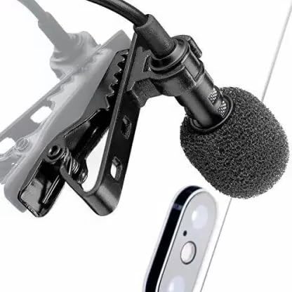 Metal Professional Collar Mic, Voice Recording Filter Microphone for Singing, YouTube, DSLR Camera, Smartphones_P183-image-33