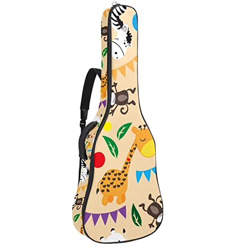 Housse imperméable pour guitare acoustique avec double bandoulière et poche Motif phare, oiseaux, Multicolore 10., 42… - Les Beatles, Paul McCartney, John Lennon, RIngo Starr, George Harrison Housse imperméable pour guitare acoustique avec double bandoulière et poche Motif phare, oiseaux, Multicolore 10., 42…