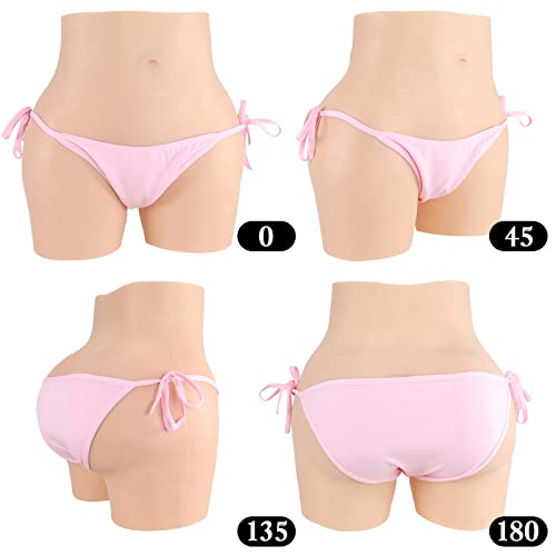 RITMI Calcinha de silicone quadril levantador shorts realçador shemen escondendo gaff falso boxer cu