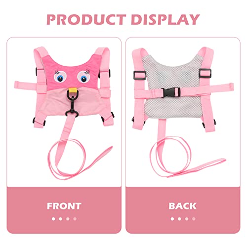 Toddmomy Conjunto de arnês de caminhada para crianças fofas, design de animal, mochila infantil, col