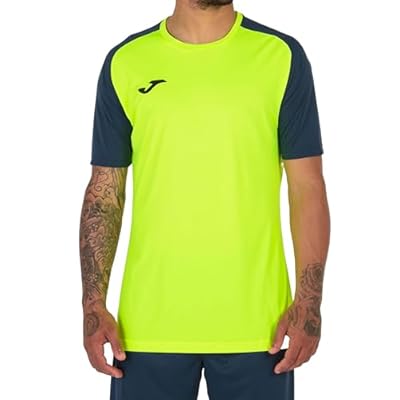 Joma - Camiseta Deportiva Manga Corta Hombre  7XS -2XL - Ligera y Transpirable Ideal para Todo Tipo de Deporte