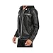New Fashion Style Men's Black Smooth Distress Leather Jackets Motorcycle Biker Stylish Outerwear Zipper Jacket With Hoodies