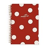 Cuaderno en tamaño grande, para que apuntes tus pensamientos, ideas, sueños o proyectos. Por su tamaño es ideal para llevarlo a clase. Pégale tickets, fotos y recuerdos, y se convertirá en tu diario. El interior es de puntitos impresos muy suaves, para que puedas utilizarlo para escribir o dibujar.