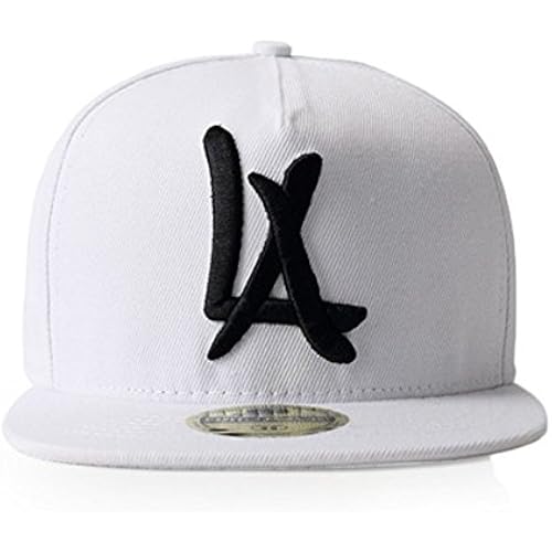 N10 Classic Punk Hip-Hop Baseball Cap,Flat-Brimmed Hat,100% Cotton Adjustable Snapback Hat for Men Or Women