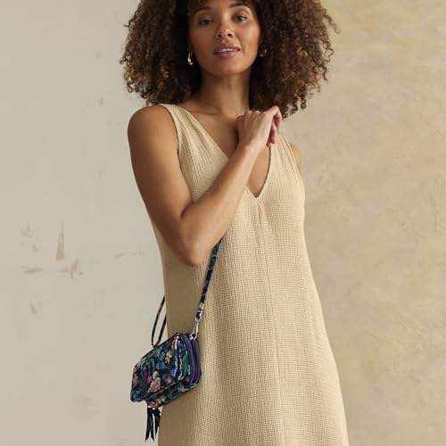 Image of Vera Bradley Women's Cotton All in One Crossbody Purse With RFID Protection