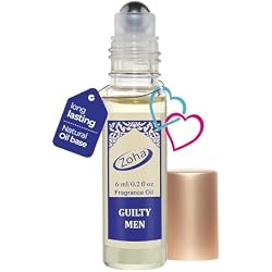 Zoha Guilty Men Cologne for Men | Impression of S.candal by JPG | Alcohol-free Long Lasting Fragrance Oil | Travel Size 6ml Roller