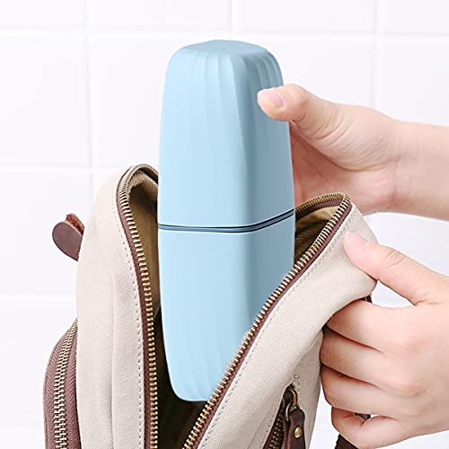 Travel Toothbrush Cup Case,Toothbrush Holder With Cover Travel Toothbrush Containers Portable Toothpaste Storage Toothbrush Case And Carrier For Camping School Business Trip Bathroom #TOP2