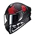 JQF Gear Motorcycle Full Face Dual Visor Helmets for Adults Street Bike Racing Motorbike Helmet A8 DOT Approved (Matte Lidless Eye, XL)