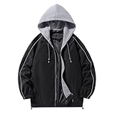 🍃Manteaux Avec Des Poches Fermeture Éclair d'hiver en Polaire pour Homme Chaud sans des Sports Tactique d'automne Le Travail et Loisir Men Doudoune Matelassee Hiver Doublure Blouson Manches Longues homme cuir synthétique Veste de transition d'hiver en imperméable Regiment Parka D'Hiver Homme Très Chaud Militaire Cuir Véritable Bombardier Blouson Aviateur Col amovible Chaude Designer Hommes Hiver