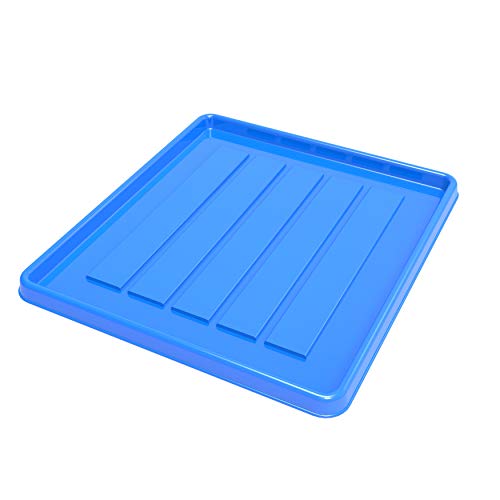 Lot de 18 mini coffres Storex bleus avec plateaux à chaussures - 2