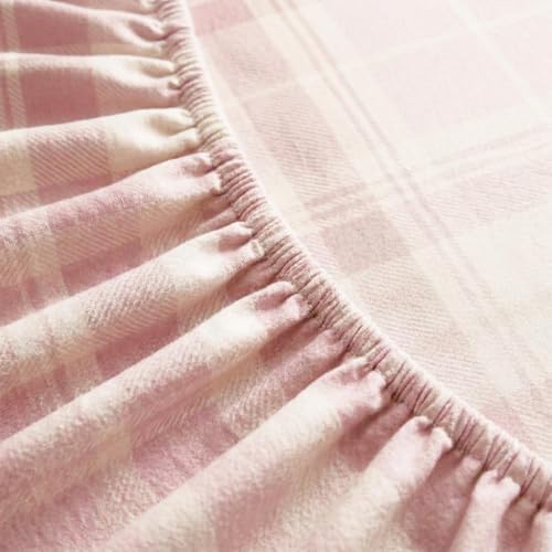 Image of Laura Ashley - Queen Cotton Flannel Sheet Set with Pillowcases