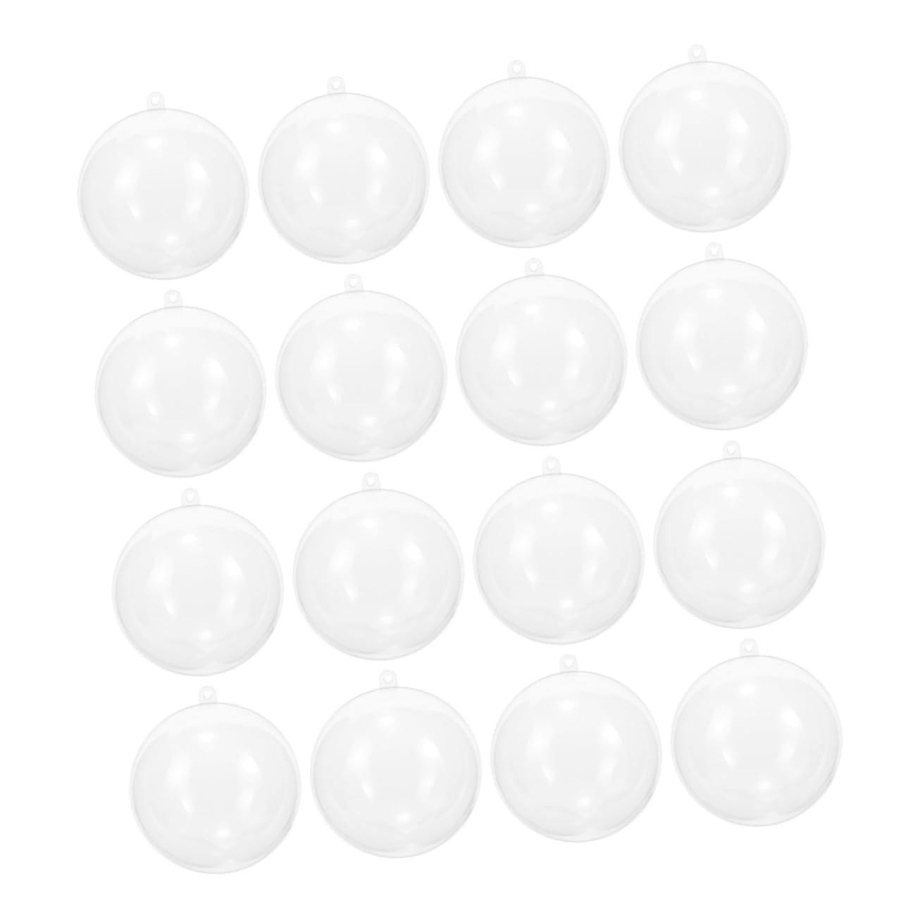 Boules de Noël transparentes pour personnaliser votre sapin en famille lors des fêtes