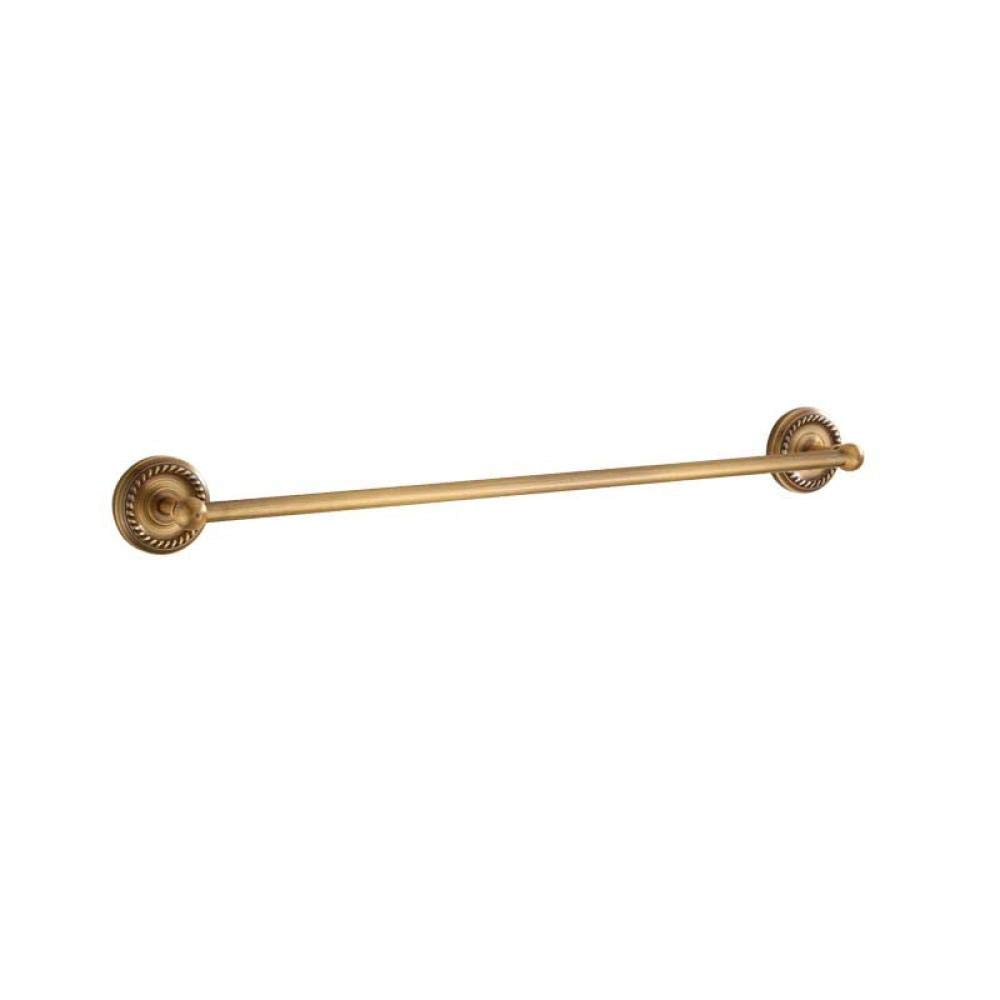 asdchZen Towel Rack Copper Antique Single Pole Wall Hangingtifunctional Kitchen Bathroom Length 50Cm Wall Mounted Bathroom Towel Holder Hotel Rail Shelf Storage Length 40Cm-A-Leng