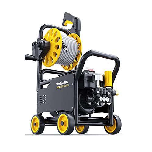 XINRISHENG High Pressure Washing Machine, 200Bar Adjustable Pressure High Pressure Washer Car Pressure Washer Foam Generator Water Gun,B