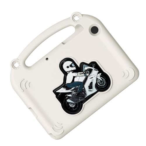 Protector de tableta para niños Tab A9 Plus antigolpes con soporte integrado beige 4