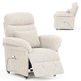 Wumagin 2 Motoren Fernsehsessel, Elektrischer Relaxsessel - Beige