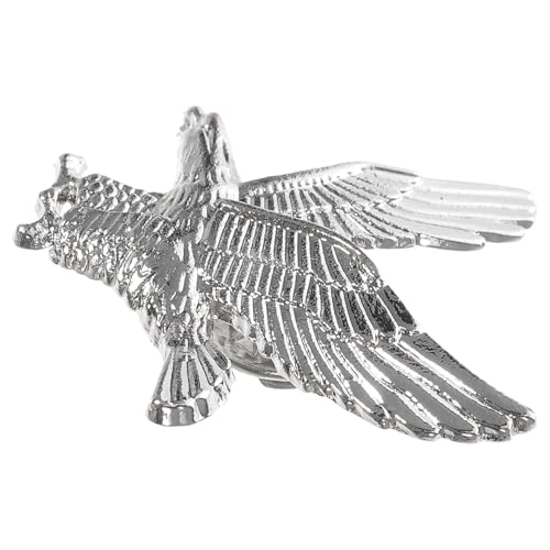 DRESSOOS Broche Aigle Élégante Alliage Argenté Épingle Créative Brillante pour Femme Accessoire de Mode Polyvalent pour Sac Vêtement Écharpe et Occasions Spéciales