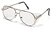Pyramex Pathfinder Safety Eyewear Clear Lens With Gold Frame