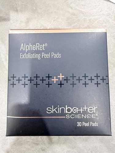 Skin-better Exfoliating Peel Pads – Triple Acid Resurfacing Treatment with Glycolic, Lactic & Salicylic Acid for Texture & Pores – 30 Count