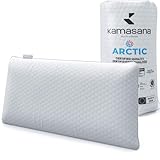 KAMASANA Nackenstützkissen 40x60 cm, Höhe 13 cm - Kühlendes Memory Foam Kopfkissen...