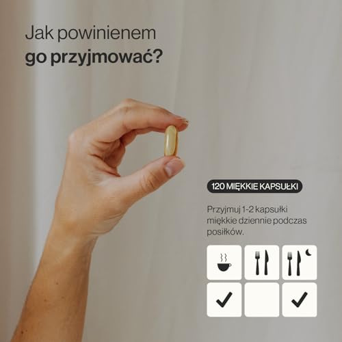 Premium Omega 3 IFOS w Formie Trójglicerydów – 1000 mg EPA + 500 mg DHA na Dzienną Porcję – Olej z Dzikich Ryb Certyfikowany FOS – 120 Kapsułek Miękkich