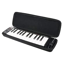 【Material】(Case only)Made of Premium hard Case Protects and stores your for AKAI LPK25 Keyboard with Cables. 【Function】Soft interior to ensure your Keyboard and accessories are protected. 【Design】Classic zipper convenience for easy in Opening and Clo...