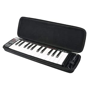 Khanka Hard Case voor AKAI Professional LPK25 draagbare 25 toetsen USB MIDI Keyboard Controller (voor LPK25, alleen tas)