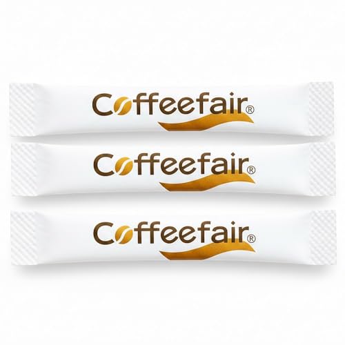 Coffeefair Zuckersticks Weiß 1000 x 3,6 Zucker, weißer Portionszucker, Feinzucker portioniert, ideal für Gastronomie & Büro, umweltfreundliche Verpackung