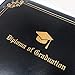 GraduationMall Leatherette Imprinted Diploma Cover for Certificate 8.5