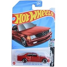 Matchbox Hot Wheels 89 Mercedes Benz 560 Sec AMG, HW Modified 8/10 [red] 82/250