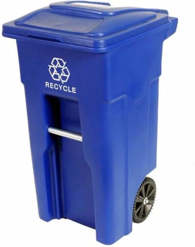 recycling bin carts with wheels