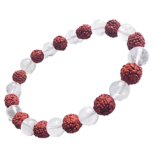 Image of HEALING AND SEMI-PRECIOUS CRYSTAL STONE BRACELET 8 MM ROUND FOR FENSHUI