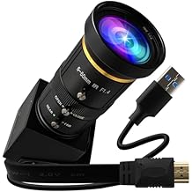 ELP 4K 60fps USB3.0 Webcam - HDMI & USB Output, Dual Display, Manual Zoom, 10x Zoom, High Speed, H.264, 5-50mm Lens