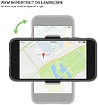 Belkin Universal Car Vent Mount for iPhone, Samsung Galaxy and Most Smartphones up to 5.5" (Latest Model)(F7U017bt), Black and Silver