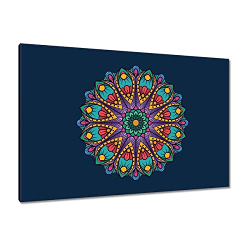 Tableau Mandala du Maroc imprimé sur toile déco murale format XL salon
