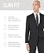 Calvin Klein Slim Fit Suit Separate Pants, Charcoal, 36W x 32L