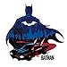 Kismet Decals The Batman 2022 & Batmobile Neon Art vinyle mural - facile à faire soi-même pour la maison la chambre et la décoration Moyen