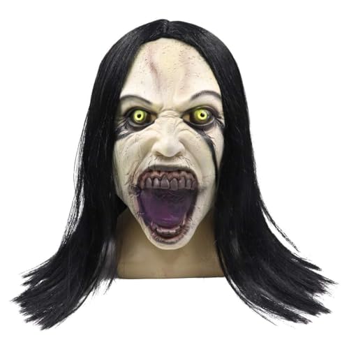 Halloween Realistic Old Man Wrinkle Full Head Mask Halloween Masquerade Party Props (C)