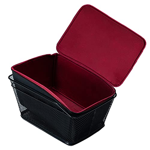 Cesta Traseira Resistente à água de Grande Capacidade, Cesta de Metal Com Rolamento de Alta Carga Co