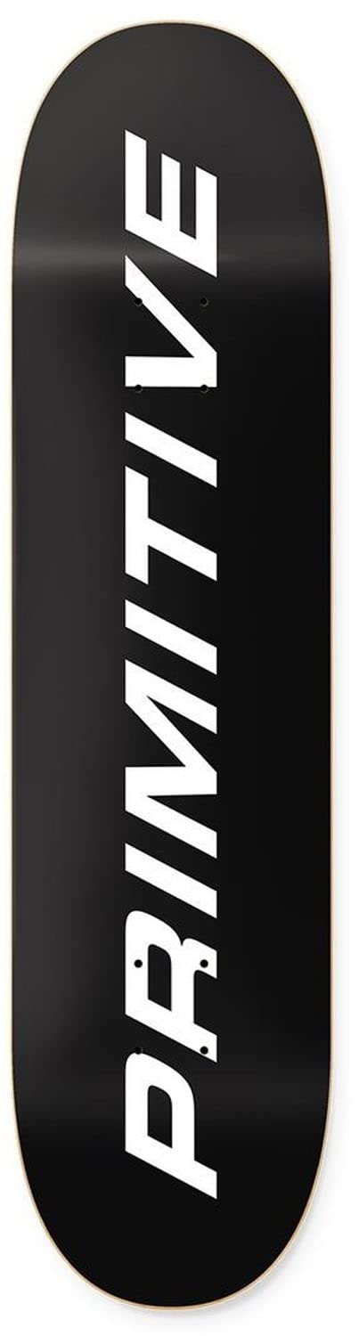 Primitive Euro Slant Core Skateboard Deck Sz 8.25in Black