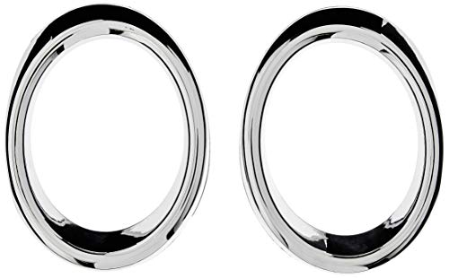 Aro Farol de Milha, Flash, Acessórios, Gol G5 (Adaptável Tiguan) Cromado (Par)