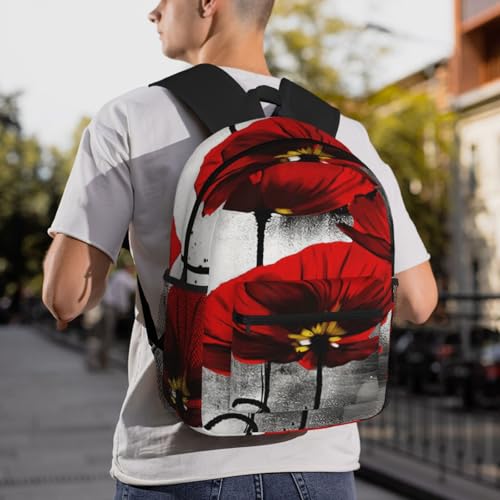 Sac à dos imperméable et décontracté à motif fleuri pour fac - 7