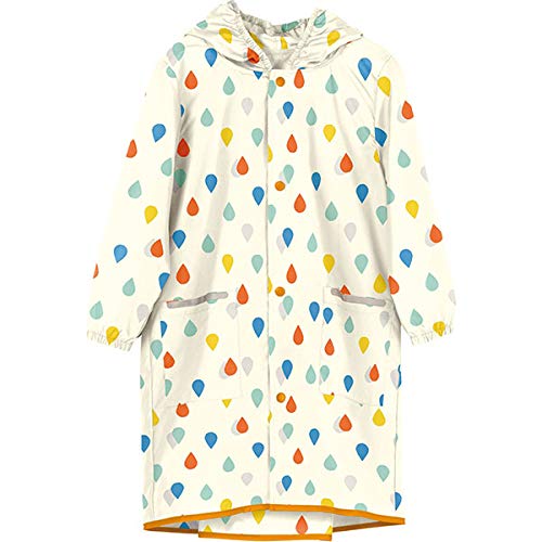 Wpc. KIDS レインウェア レインコート ドロップオフホワイト M 収納袋付き WKRM-038