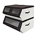 Nouvelle Legende Closet Organizer Easy Storage Bins Collapsible Compartments Set of 3 Pieces