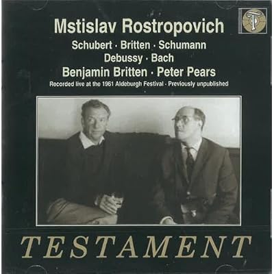Rostropovich Recorded live at Aldeburgh Festival 1961