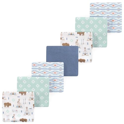 Image of Luvable Friends Little Treasure Flannel Receiving Blankets 7pk