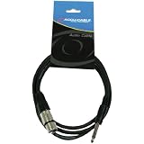 Conector jack de 6.3 mm Accu Cable AC-XF-J6S/1.5 - Cable para micrófonos XLR a jack (6.3 mm, adaptador, estéreo, macho/hembra, 1.5 m)