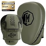 MADGON Premium Pratzen für optimale Schlagdämpfung, 1 Paar Boxpratzen für Boxen, Kampfsport, MMA, Kickboxen, Taekwondo